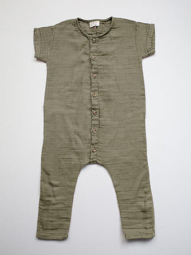 The Simple Folk Archer Playsuit, Sage